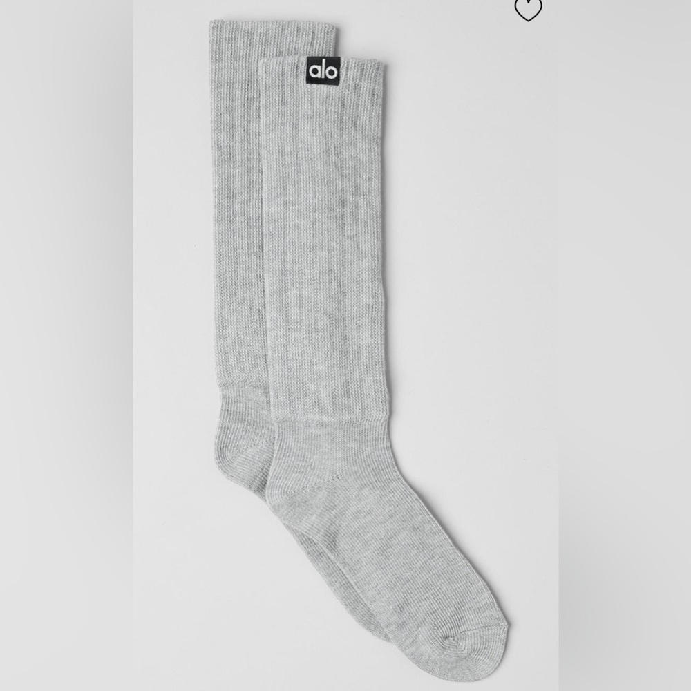 Alo Yoga NWT Scrunch Unisex Athletic Heather Gray Size M